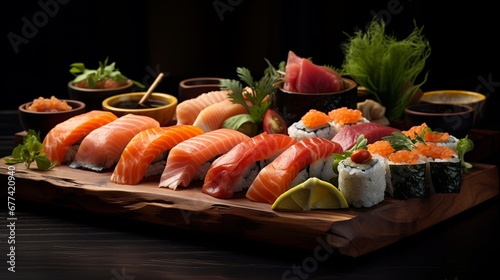 Exquisite Sushi Selection