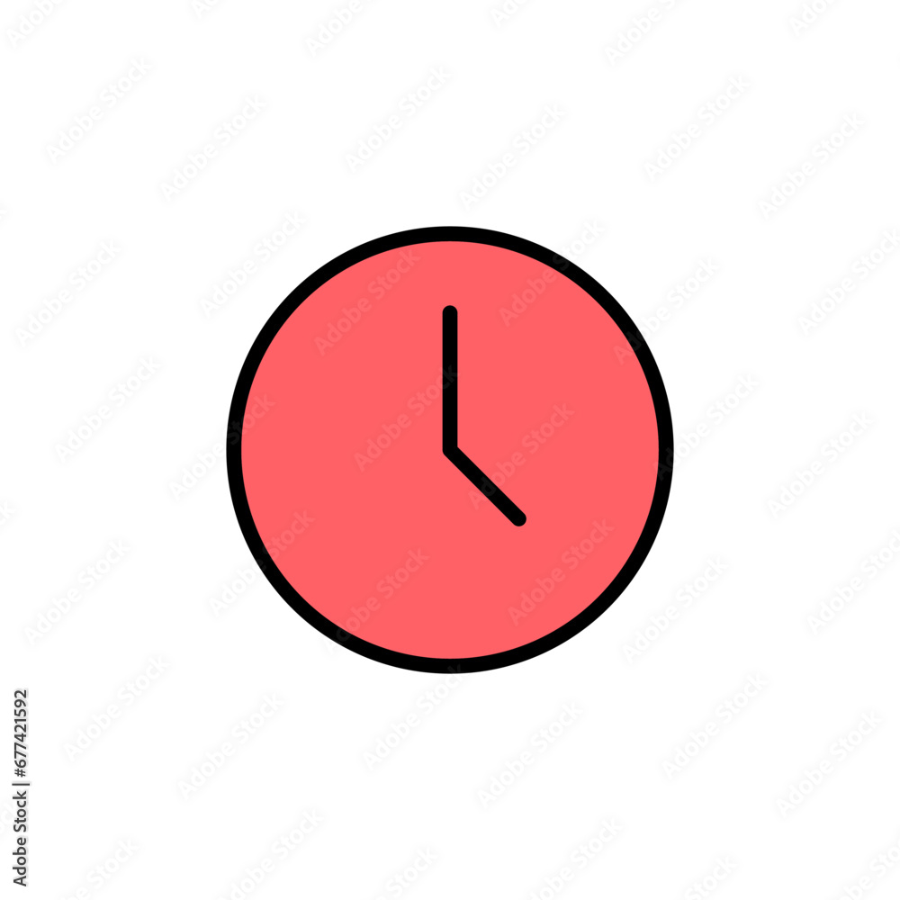 Clock icon set illustration. Time sign and symbol. watch icon Clock icon set illustration. Time sign and symbol. watch icon