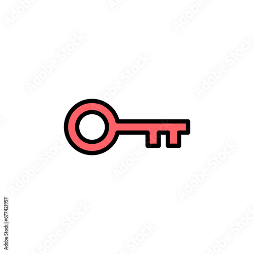 Key icon set illustration. Key sign and symbol. © OLIVEIA