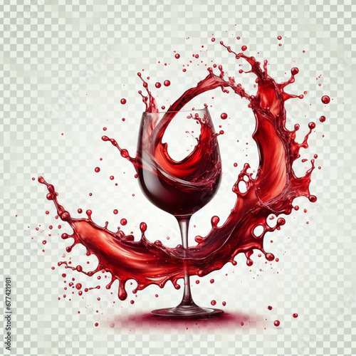  Red Wine Glass 