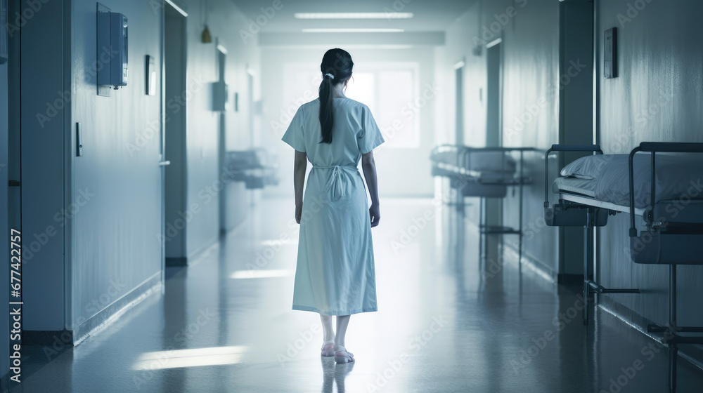 nurse standing in hospital