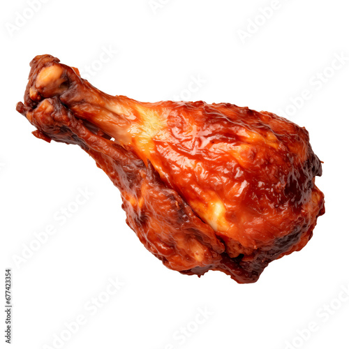 fried chicken wings isolated photo