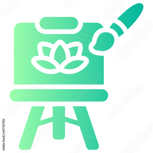 art therapy Gradient icon