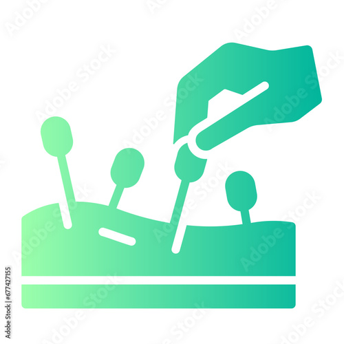 acupunture Gradient icon