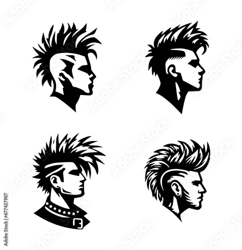 man with mohawk hairstyle (artwork 1)