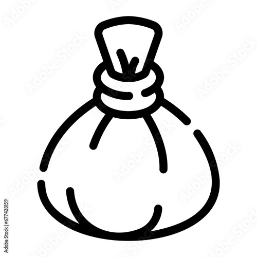 herbal massage Line Icon