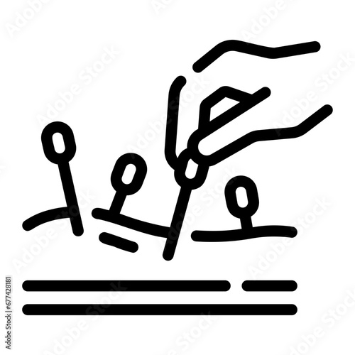 acupunture Line Icon