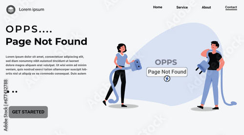 Page Not Found Landing Page