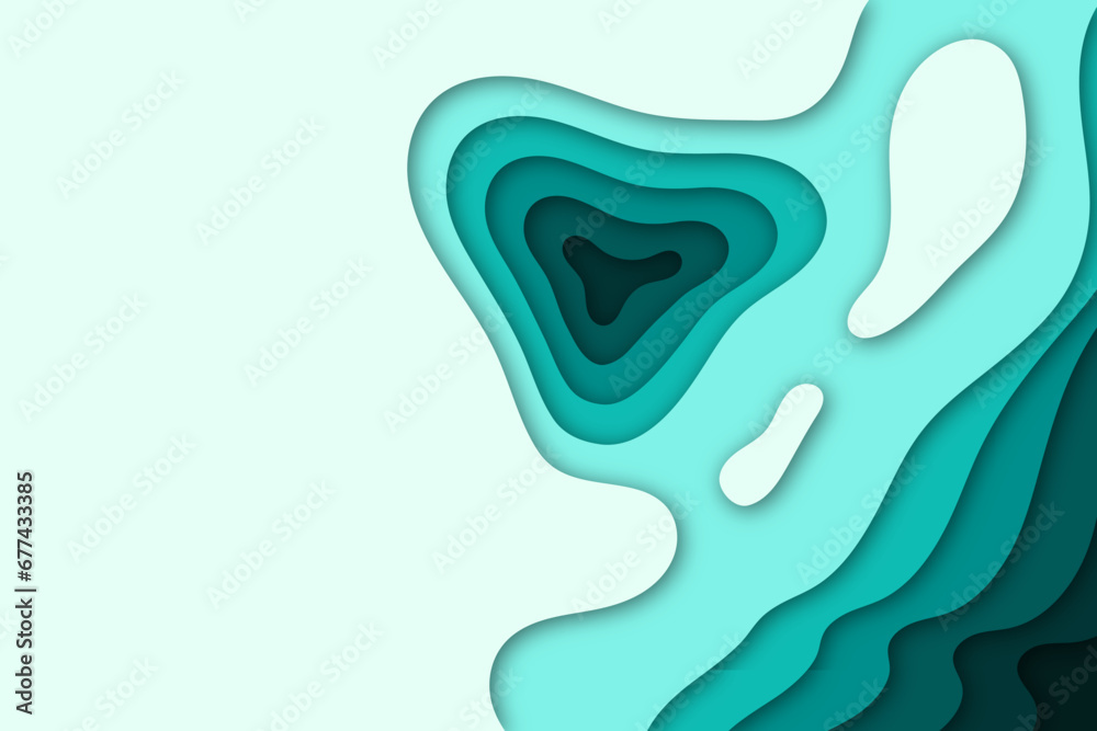 Paper cut background with pastel colors, wave abstract wallpaper webside template Paper cut background with pastel colors, wave abstract wallpaper webside template