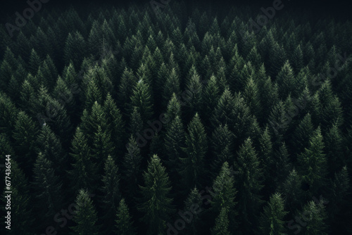 Dark Forest in the mountains