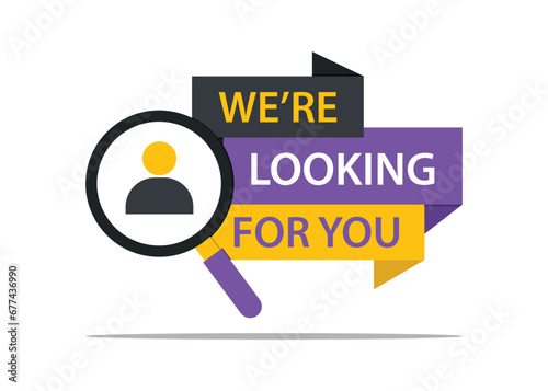 we are hiring banner flyer job vacancy