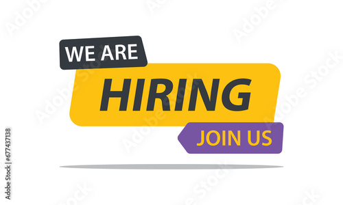 we are hiring banner flyer job vacancy