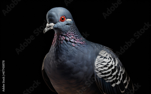 Pigeon bird realistic photography