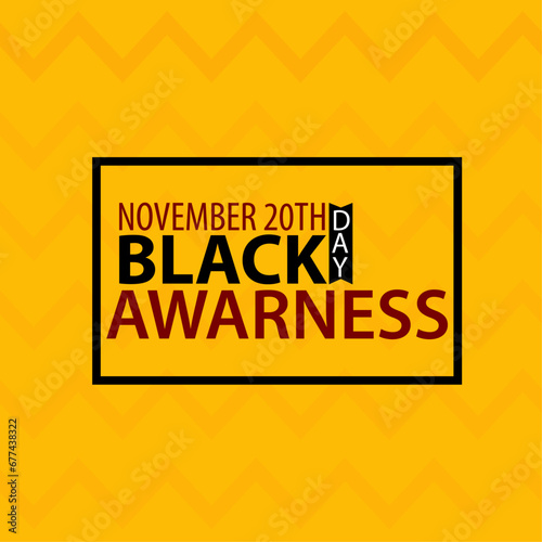 flat background design campaign poster design support black people to gain equality and human rights, all lives matter, vector
