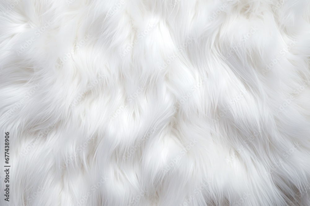 Soft and fluffy white fur, perfect for a cozy background or texture. Soft and fluffy white fur, perfect for a cozy background or texture.