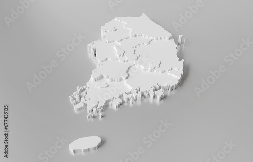 대한민국 3D 지도  Korea 3D Map