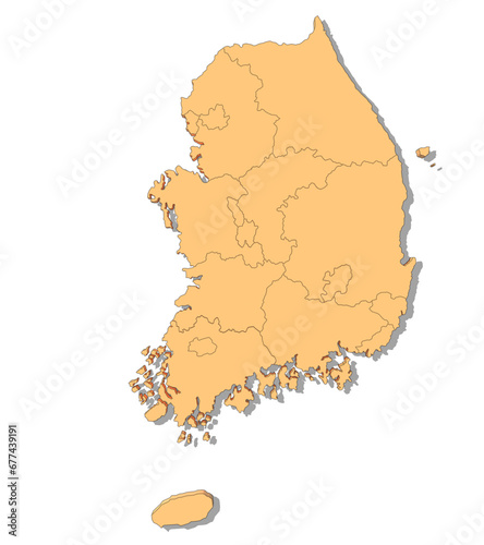 대한민국 3D 지도  Korea 3D Map