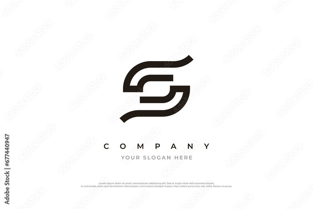 Initial Letter S Logo Design Vector Initial Letter S Logo Design Vector