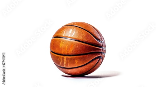 Basket ball isolated on a white background © tydeline