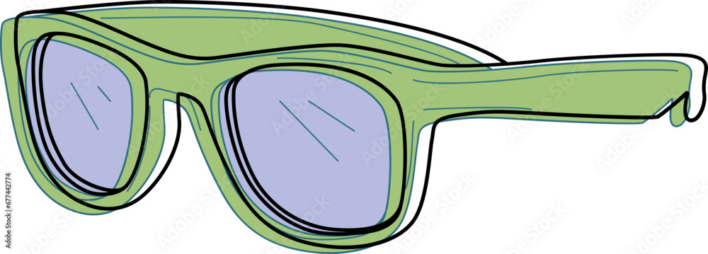 Flat Summer Vector Elelement Flat Summer Vector Elelement