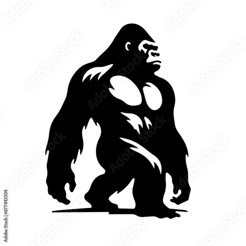 Gorilla Vector Logo Art