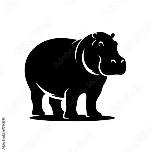 Hippo Vector Logo Art © DesignUp