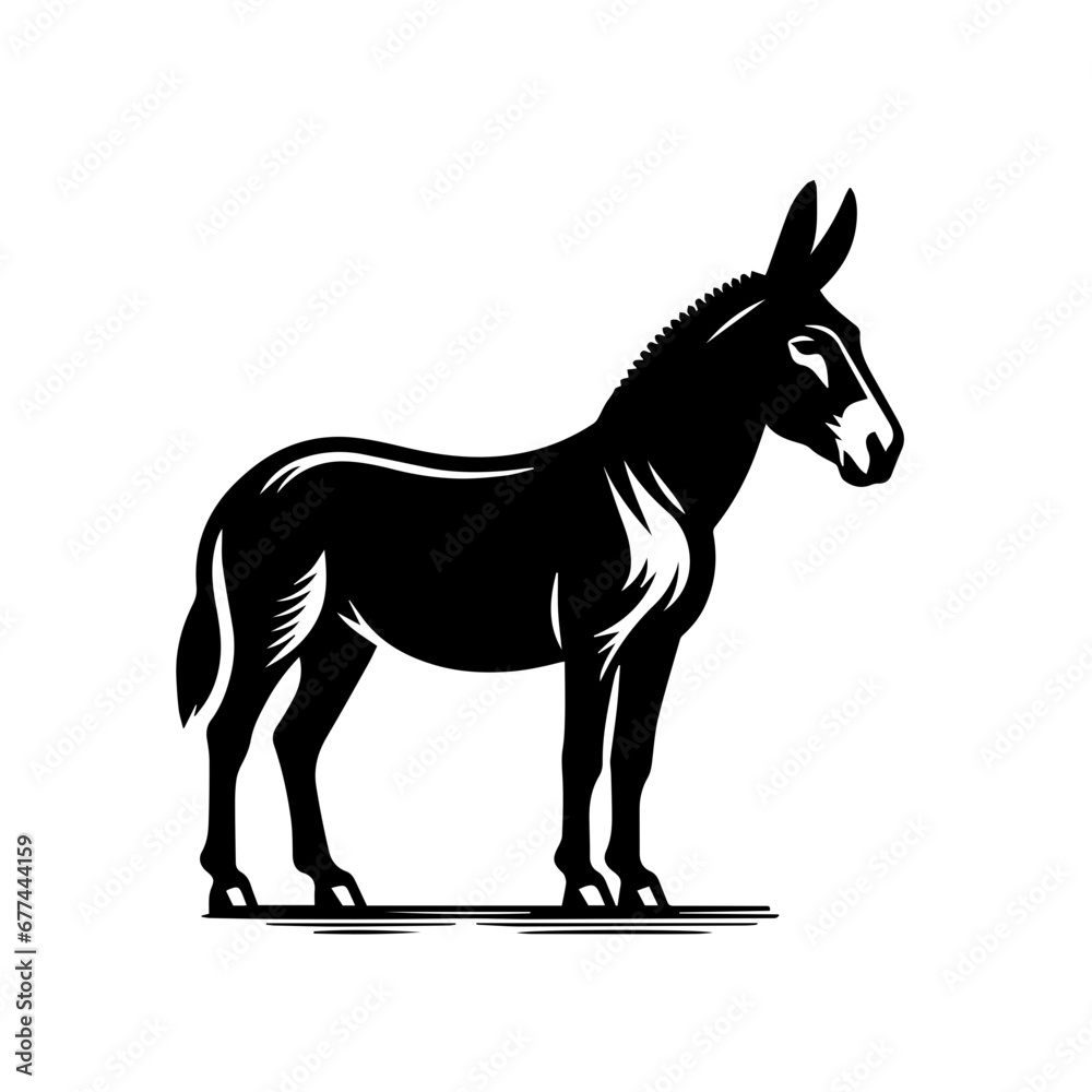 Mule Vector Logo Art