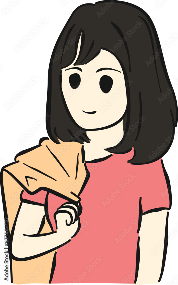 Flat Women Vector Element Flat Women Vector Element