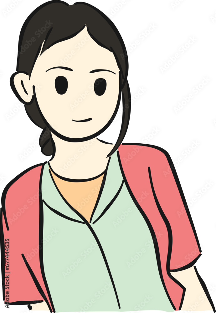 Flat Women Vector Element Flat Women Vector Element