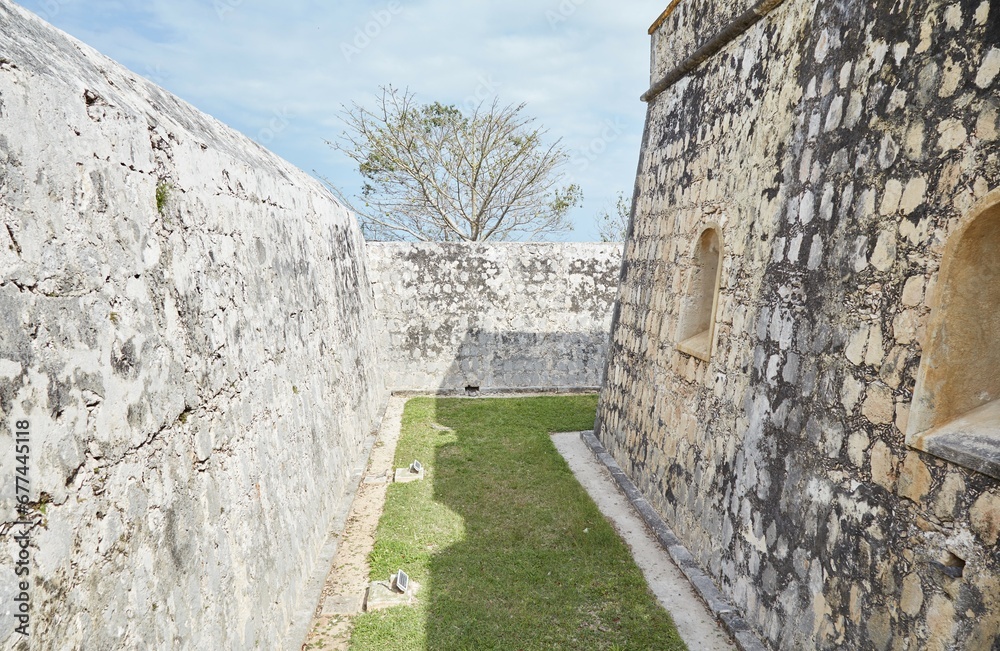 The historical city of Campeche, Mexico