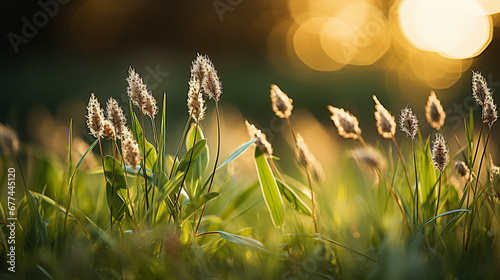 grass and sun HD 8K wallpaper Stock Photographic Image 