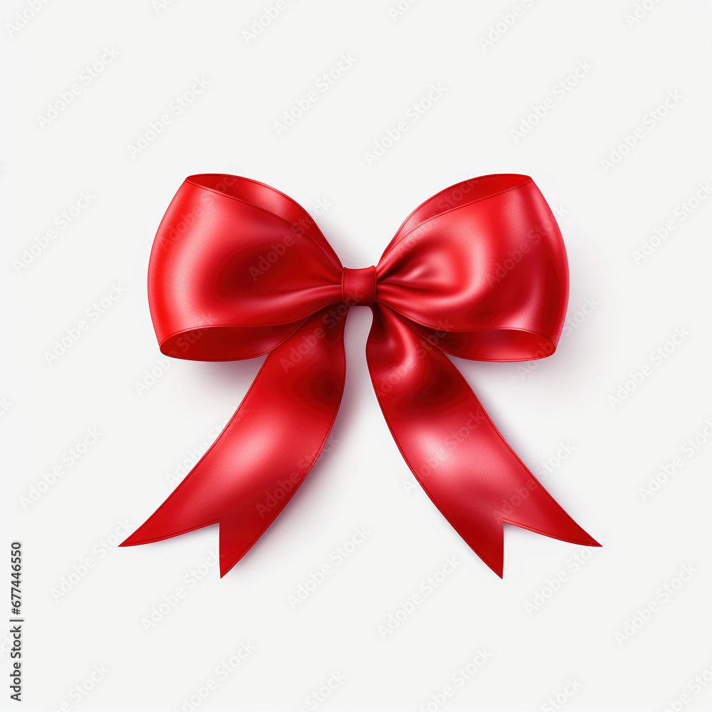 red ribbon isolated white background red ribbon isolated white background
