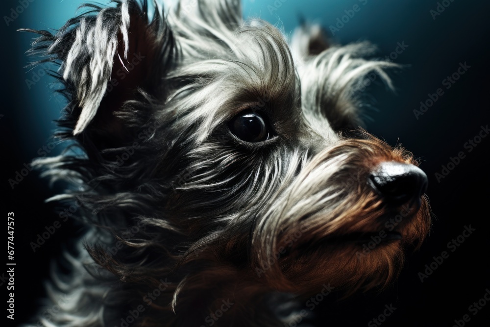 Naklejka premium a close up of a dog