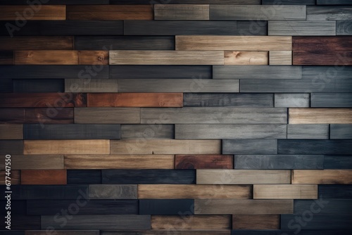 a wall made of wood