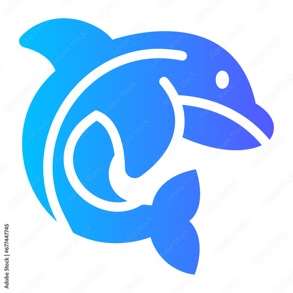 dolphin Gradient icon