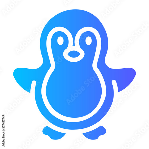 penguin Gradient icon