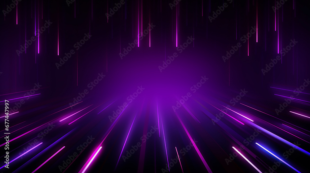 Abstract Square Technology Dark Blue Purple Gradient Background With