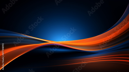 abstract neon light wave Design element for technology, science, music or modern concept. dynamic colorful fluid wave flowing Lovely Light Waves background. 