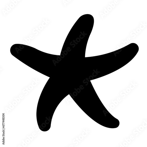 sea star Solid icon