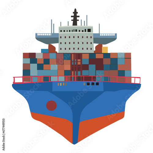 A cargo ship or freighter is a merchant ship that carries cargo, goods, and materials from one port to another. 