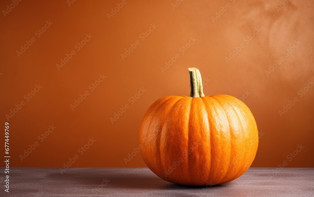 a pumpkin on a table a pumpkin on a table