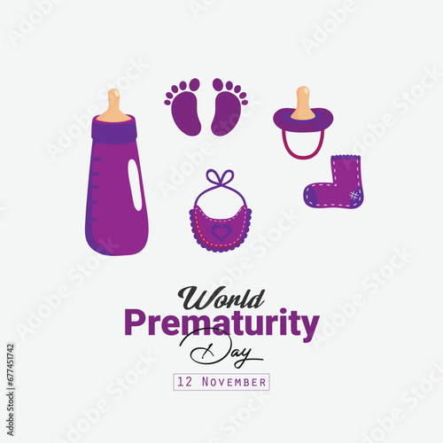 Vector World Prematurity Day Design Resources