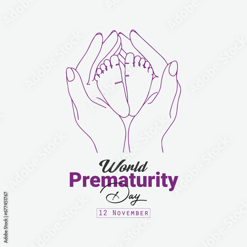 Vector World Prematurity Day Design Resources
