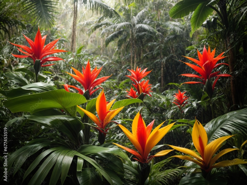 Fototapeta premium trees in the garden