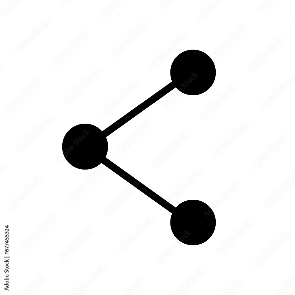 black share icon molecule icon isolated on white transparent background vector illustration black share icon molecule icon isolated on white transparent background vector illustration