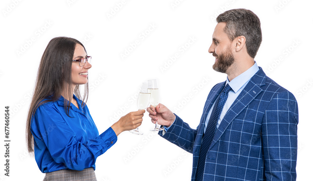 Corporate anniversary. Business partners celebrating success cheering champagne. Businesspeople have fun and talking together in corporate party. Celebrate especial event. For success Corporate anniversary. Business partners celebrating success cheering champagne. Businesspeople have fun and talking together in corporate party. Celebrate especial event. For success