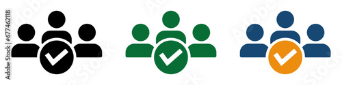 Capable, Eligible, deserving vector icons