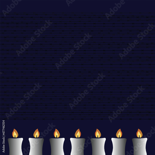 International Holocaust Remembrance Day vector. Star of David . January 27. Important day