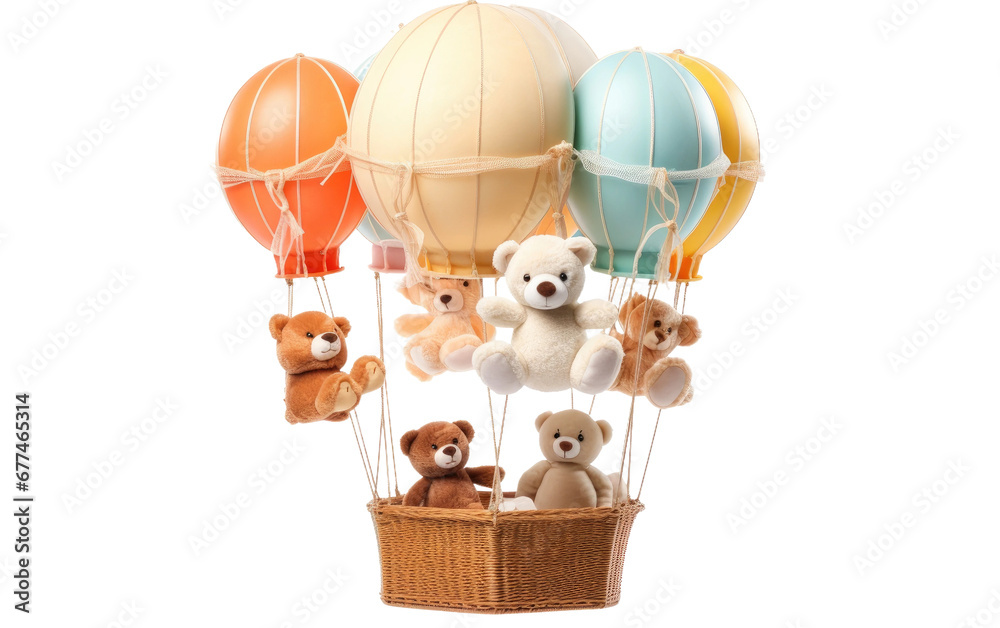  Hot Air Balloon  on transparent background, PNG Format