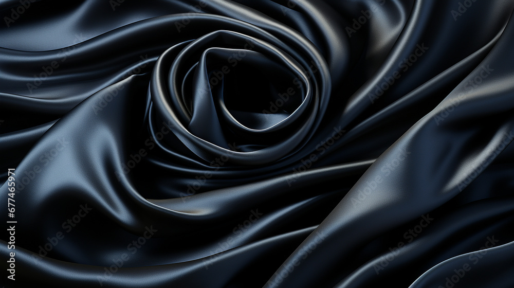 Fototapeta premium black satin background HD 8K wallpaper Stock Photographic Image 
